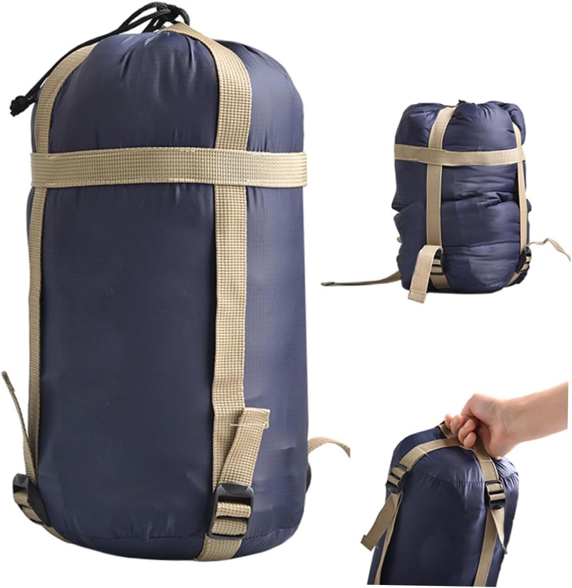 Toddmomy Compression Bag for Adults Portable Sleeping Bag Storage Sack for Camping Hiking and Backpacking Lightweight Secure Straps for Outdoor Exploration