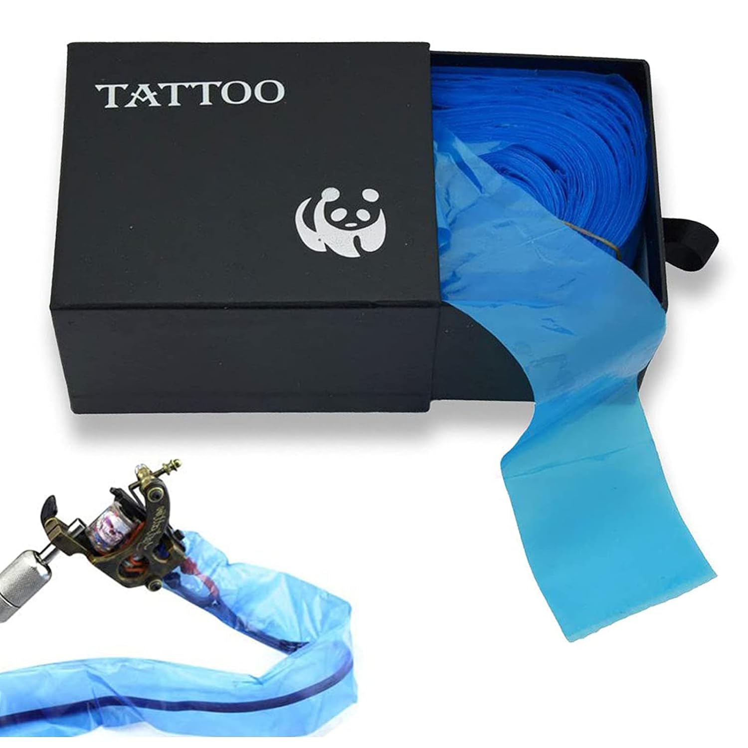 Clip Cord Covers - NAQASE 100PCS Disposable Clip Cord Sleeves Plastic Blue Tattoo Clip Bags for Tattoo Supplies Tattoo Accessories(WTA-212B-1) : Beauty & Personal Care
