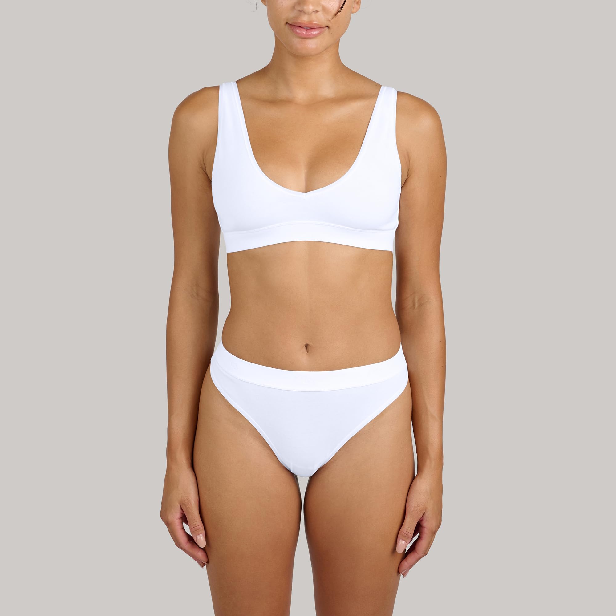 MeUndies – Women’s Stretch Cotton Mid Rise Thong - Comfortable Panties –Amazon Exclusive Fabric