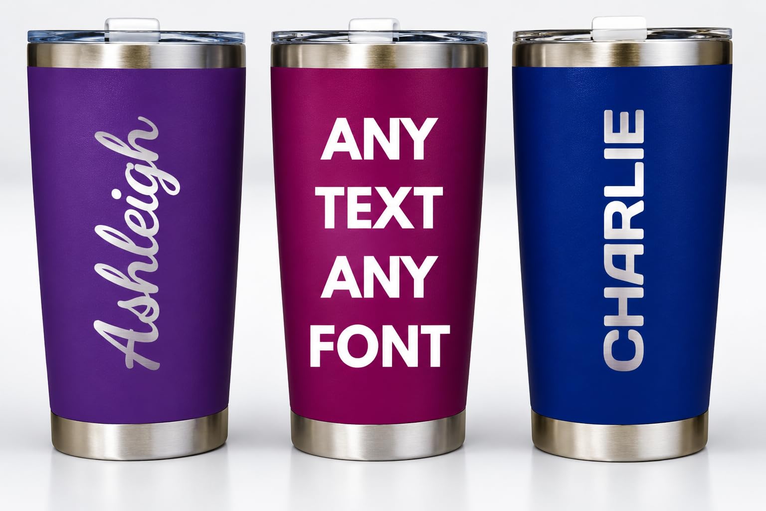 Personalised Travel Mug 500ml, Dark Pink