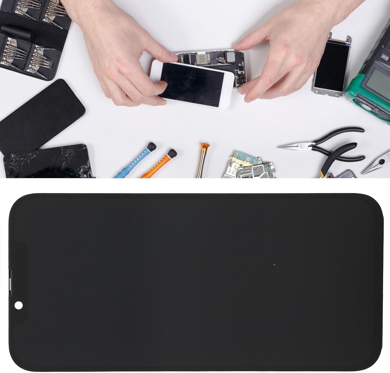 TFT Screen Replacement for iOS Phone 14 Plus, 6.7 inch 3D Touch Screen Display digitizer Repair kit Assembly, Professional Installation, Tested Before Shipping