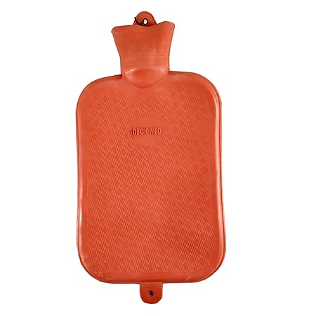 Prakash Duckmed 1.5 Litres Leakproof Rubber Hot Water Bottle For Pain Relief (Backpain, Neckpain, Stomachpain etc) (Pink)