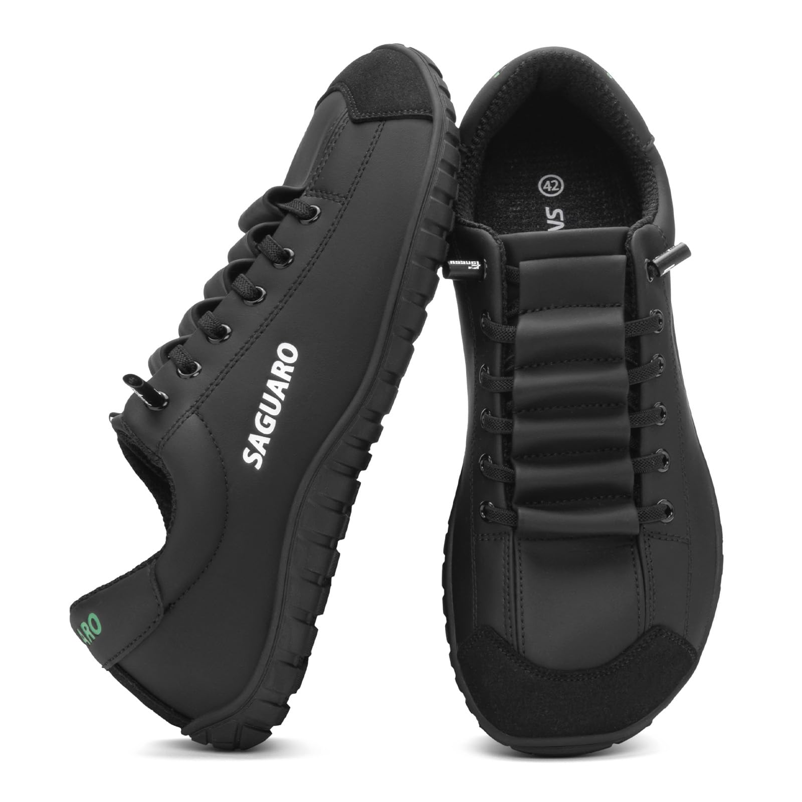 SAGUARO Zapatillas Barefoot Minimalistas Hombre Mujer - Zapatos Casual Deportivos Ligeros con Puntera Ancha y Suela Zero Drop para Trabajo, Viaje y Uso Diario,Gr.36-48