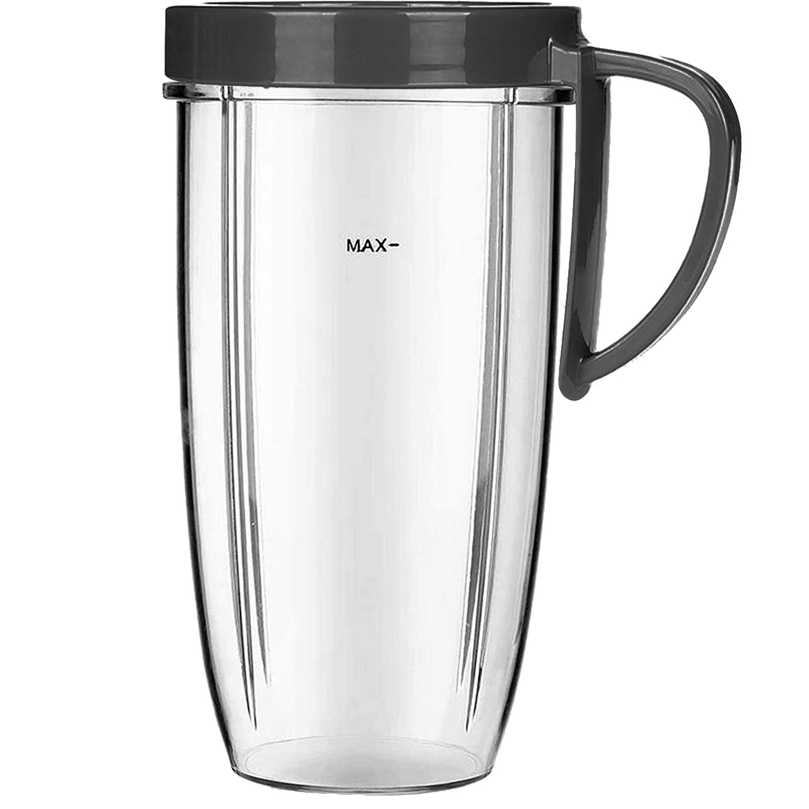 SPARES2GO Jug Cup + Handle Compatible with NutriBullet 600W 900W Juicer Blender (32oz / 1L)