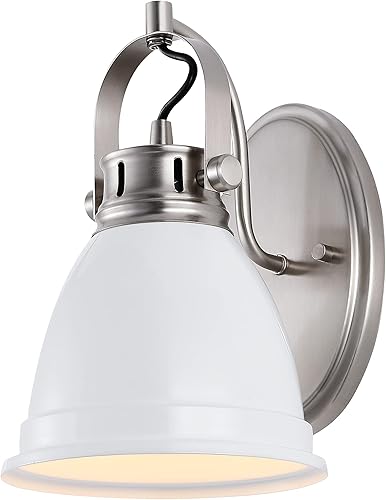 Miniatura 7 de JONATHAN Y JYL1116B Phineas - Bombillas LED de hierro bohemio de 25.5 pulgadas con 3 luces LED de vanidad costeras transicionales 2700K 40W para