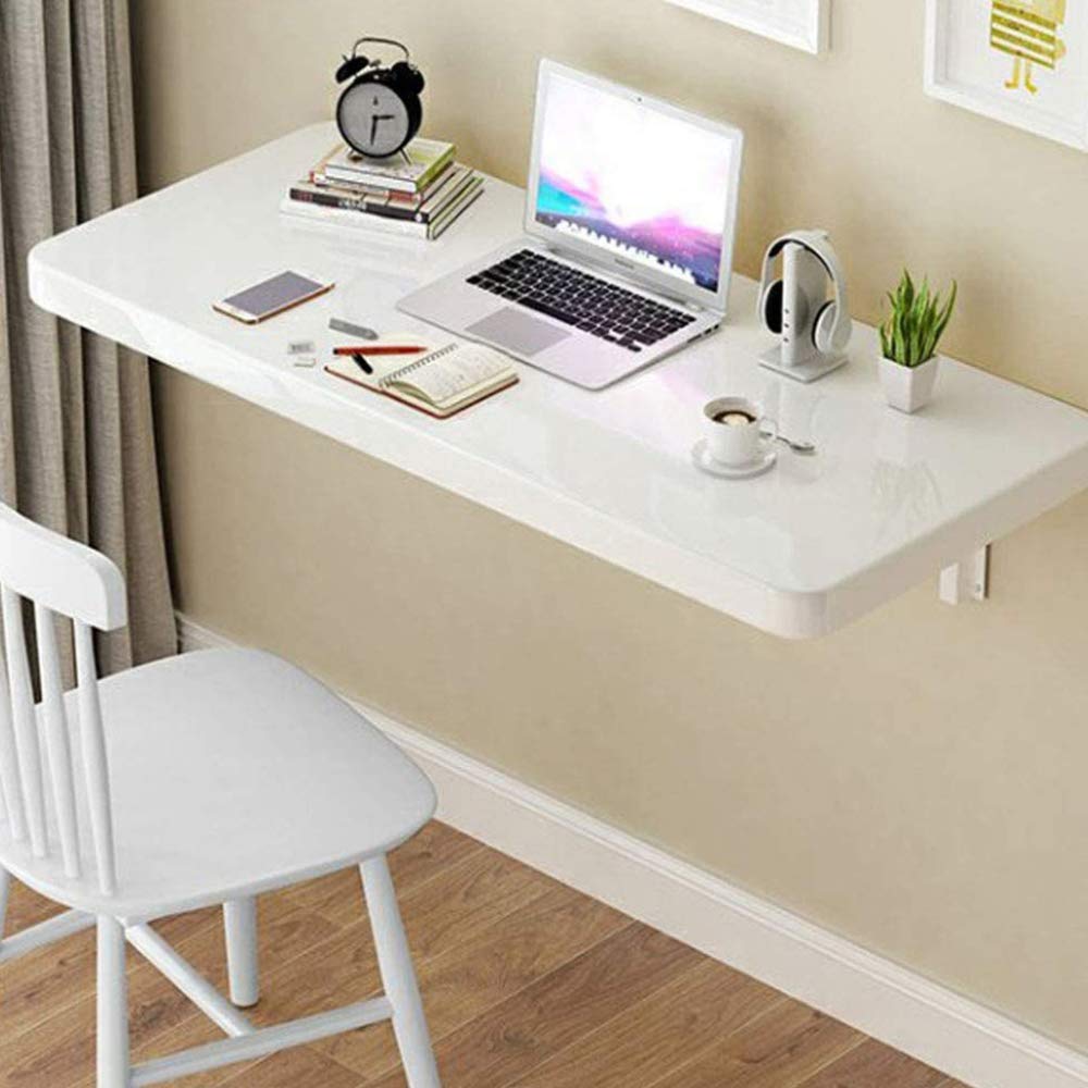 Table pliante murale à abattant compacte pour bureau et cuisine