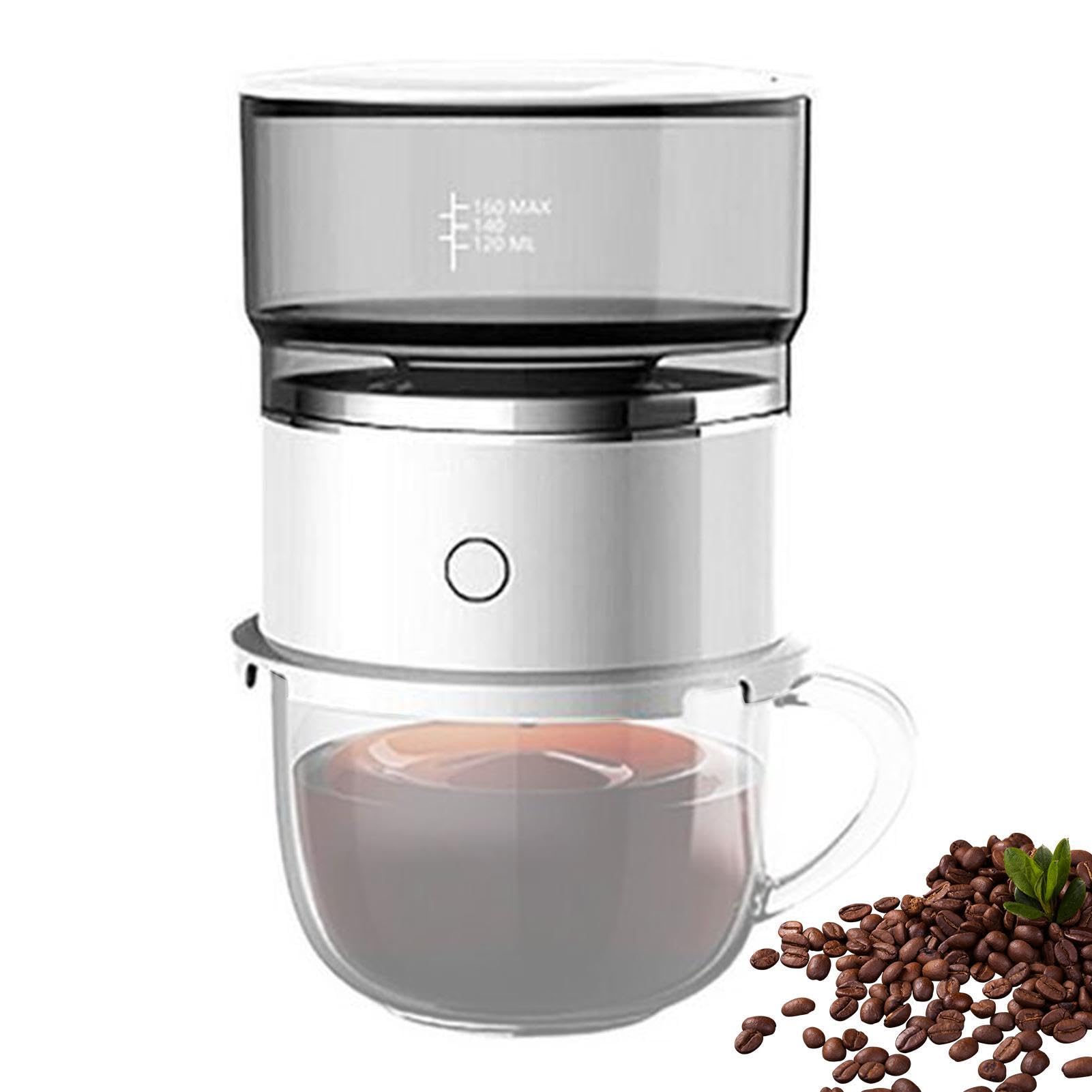 Macchina da caffè da viaggio Caffè, Macchina da caffè automatica portatile per caffè, Macchina da caffè da viaggio alimentata a batteria, Macchina da caffè con filtro automatico per la guida, Casa,