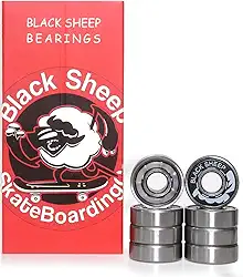 Rolamento Para Skate Importado de Precisão Black Sheep Red