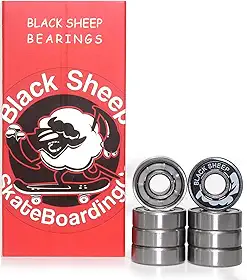 Rolamento Para Skate Importado de Precisão Black Sheep Red