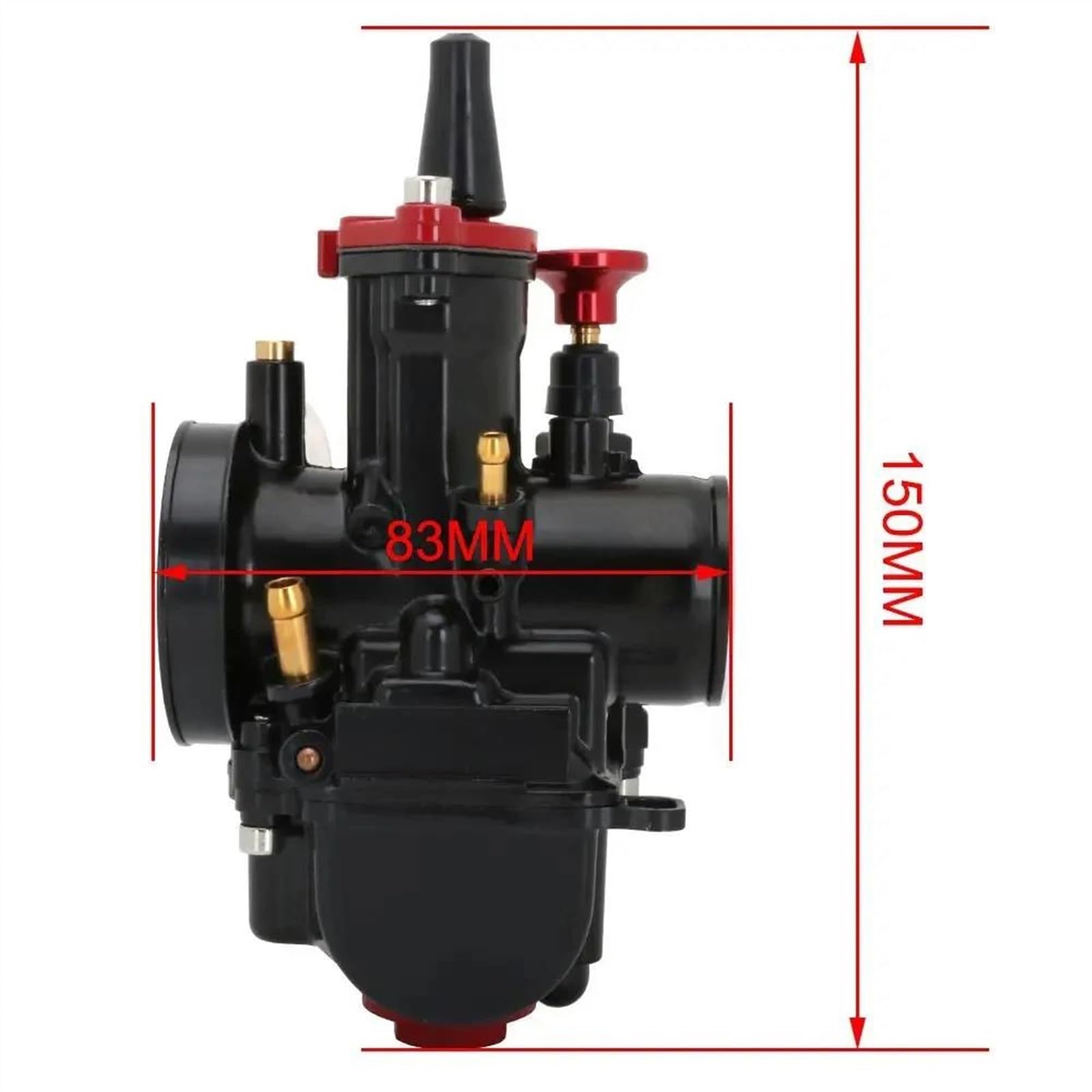 Pieza de motocicleta Carburador Universal Para PWK Para Motocicleta De 24MM Para Motor 90cc A 125cc Para Scooters ATV Bicicletas Eléctricas Todoterreno