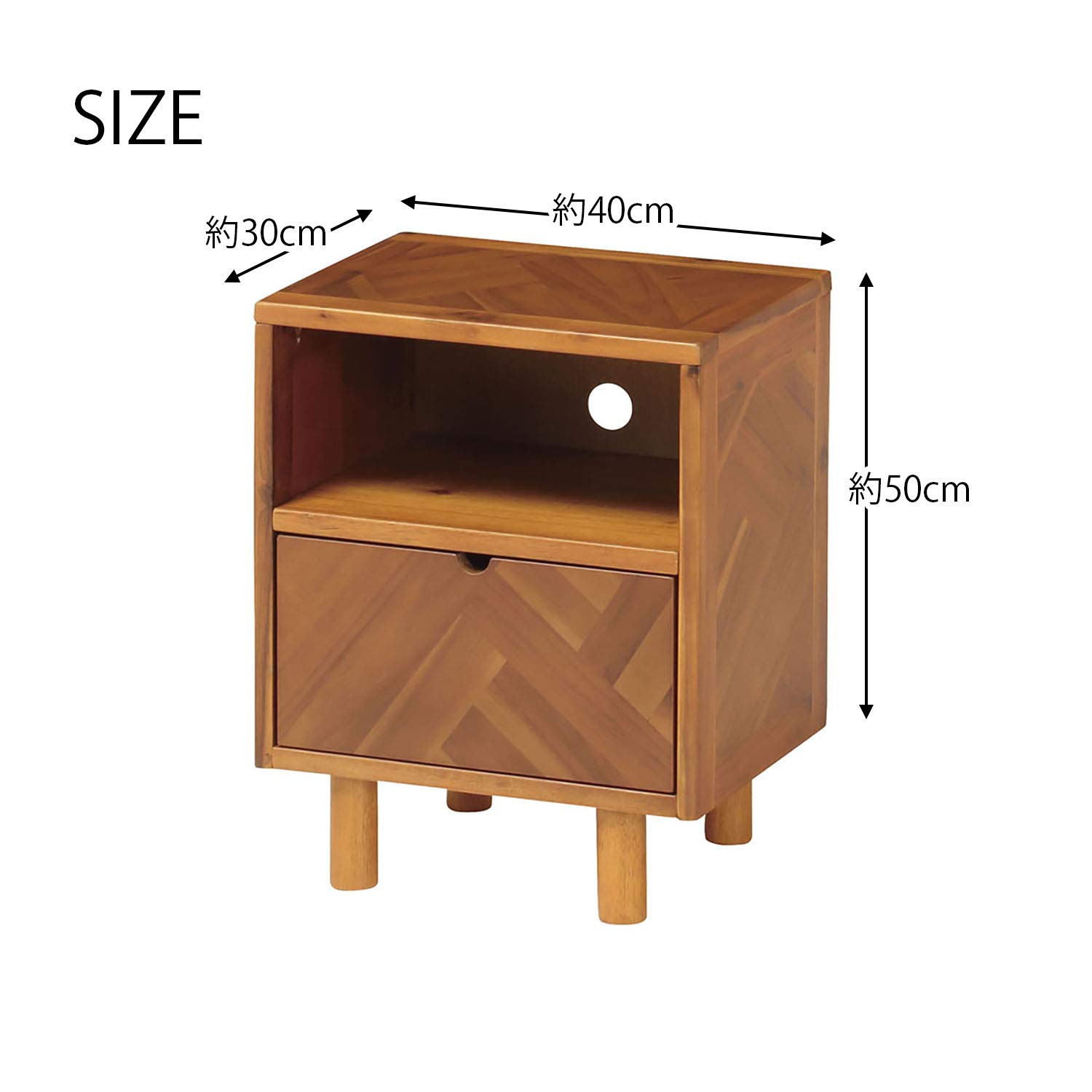 弘益 HENT-SC40 ヘント サイドチェスト Amazon｜弘益 ヘント サイドチェスト ブラウン HENT-SC40 約50×40×30cm