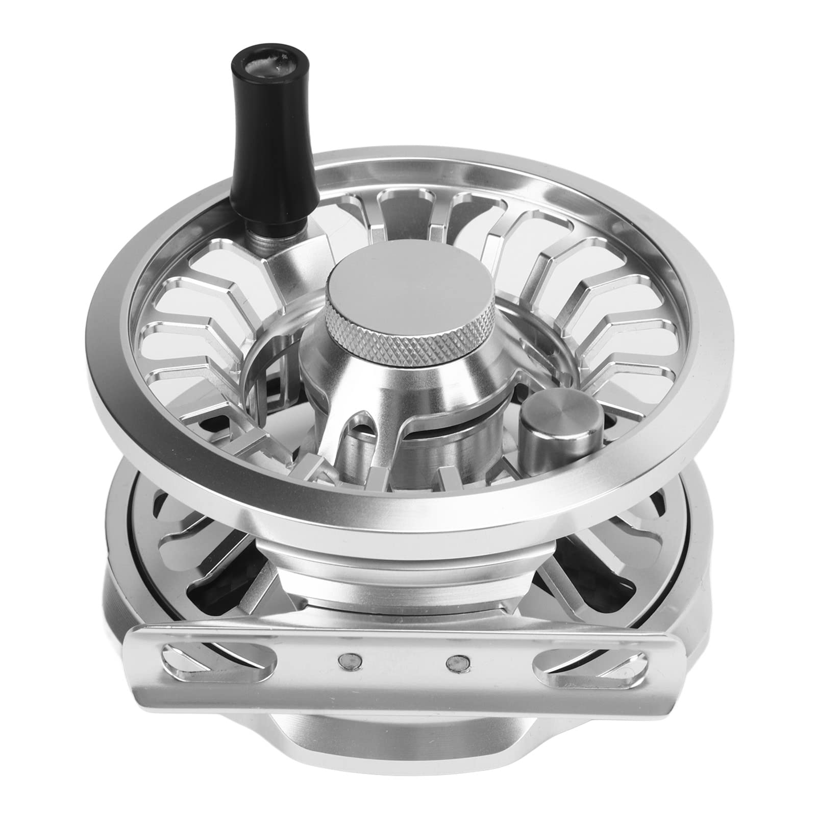 Roue de Pêche à la Mouche étanche en Alliage D'aluminium, Moulinet Léger 3/4 à Haute Résistance avec Sac de Rangement