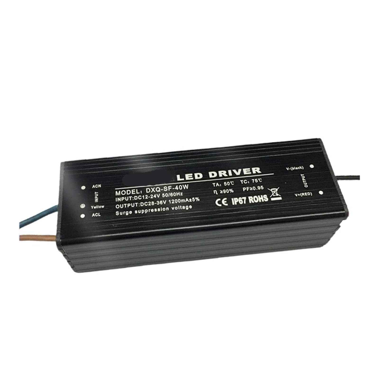 Alimentation LED 40W étanche 1200MA pour un éclairage extérieur stable