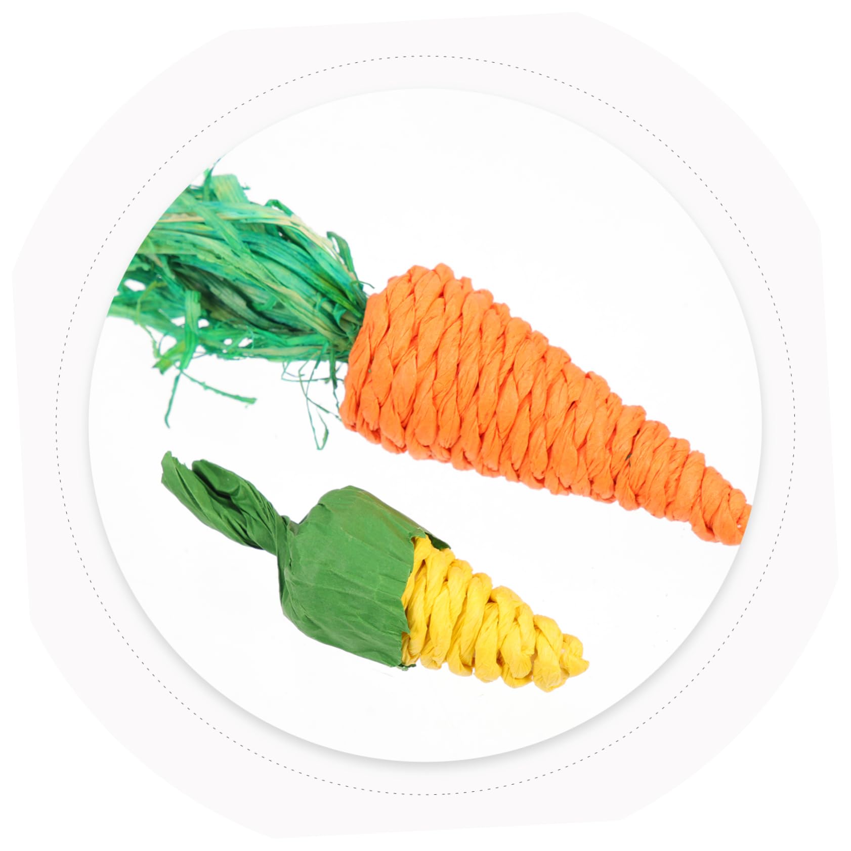 DOITOOL 2sätze Bunny Kauspielzeug Teiliges Spielzeug Für Hamster Meerschweinchen Kaninchen Zahnpflege Zubehör Aus Natürlichen Materialien Unterhaltsame Beschäftigung Für Kleintiere
