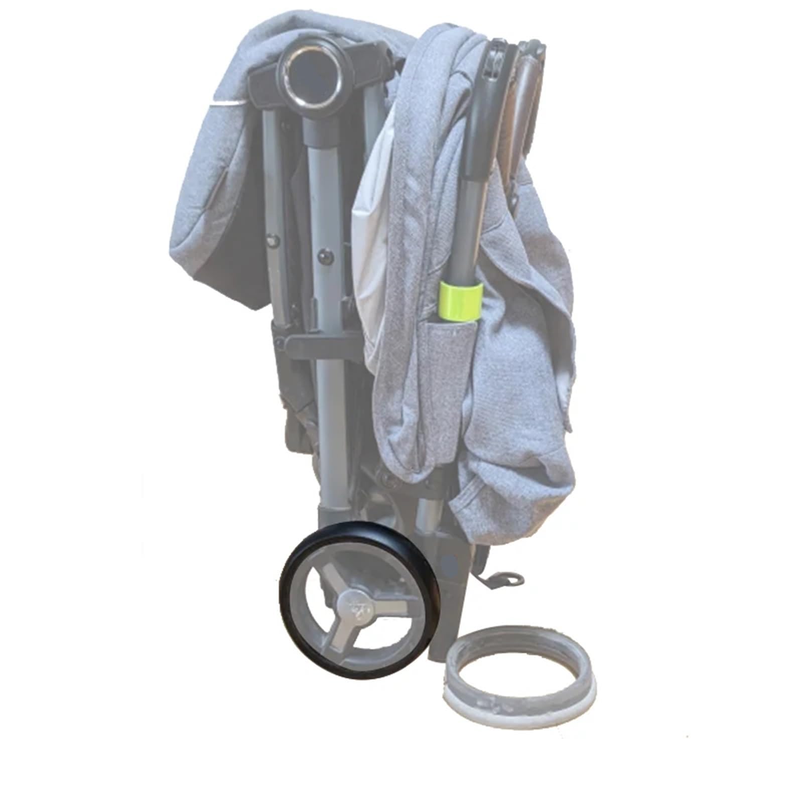Pneu de roue arrière jet personnalisé également compatible avec la housse de pneu arrière Silver Cross Nova en polyuréthane sans chambre à air pour poussette bébé accessoires de rechange