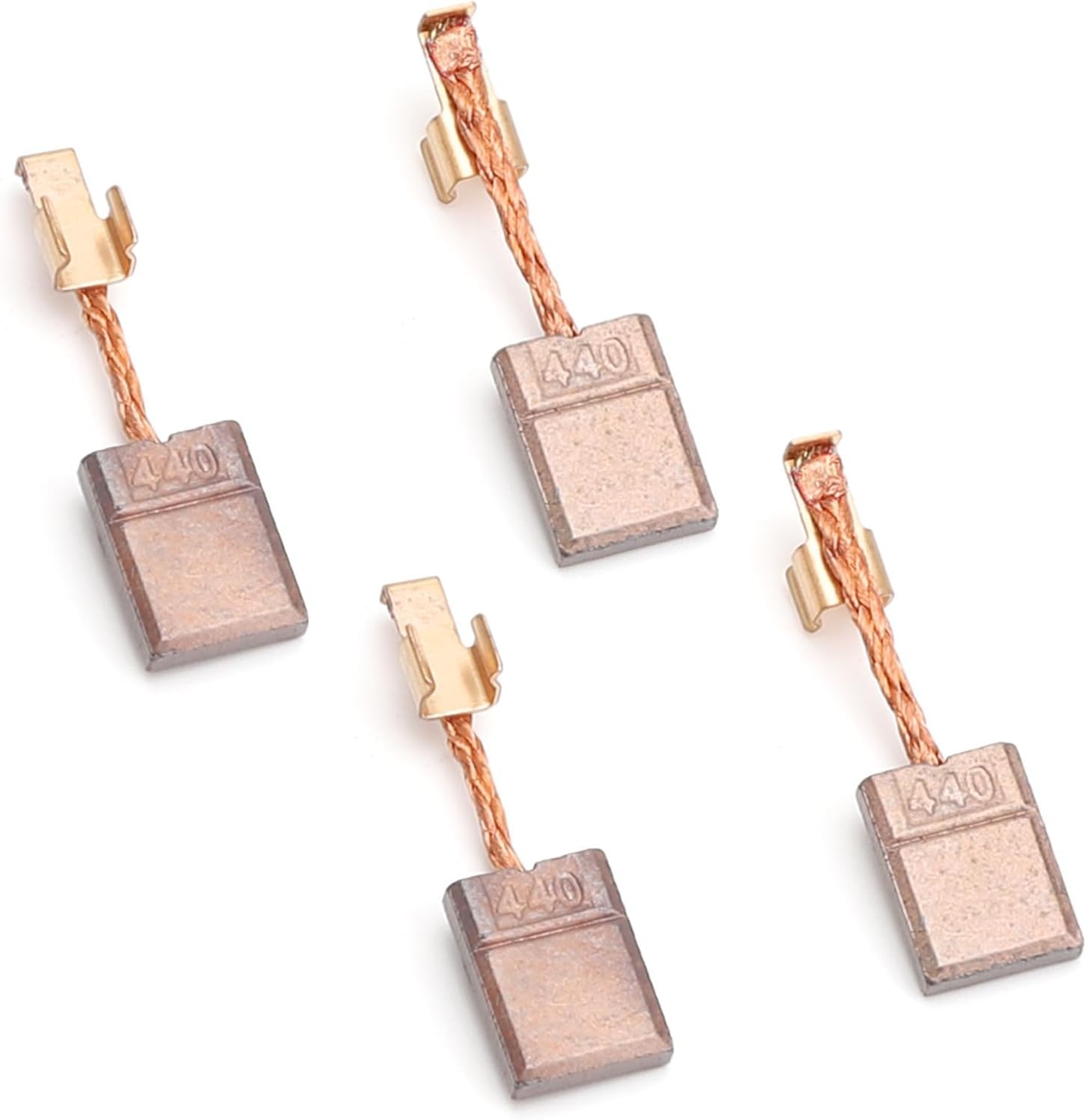 Kohlebürsten CB440 2 Paar Ersatzteile für Makita Hochleitfähige Carbon Kupfer Bürsten für Elektrowerkzeuge 3x10x13mm Langlebiges Zubehör für Motor Wartung, Geeignet für DDF456 BDF452 DHP458