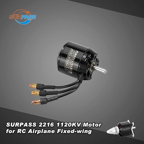 Miniatura 2 de Goolsky Original superar alto rendimiento 2216 1120KV 14 polos motor sin escobillas para avión RC Ala fija