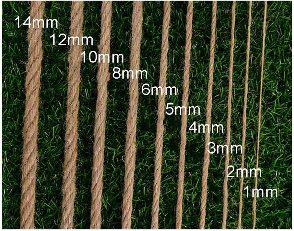 Hemp Rope Net Children Climbing Frame Net Rope Netting Climbing Cargo Net Playground Kids Child Rock Ladder Wall(8mm,1x5m(3.28X16.4ft))