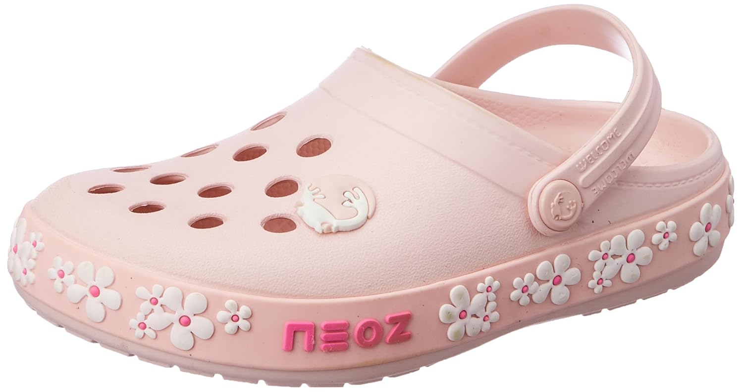 NEOZ Casual Slingback Clogs for Kids with Soft Sole | Slip-On Breathable, Lightweight | Comfortable & Durable | Stylish Indoor & Outdoor Sandals Clogs for Kids