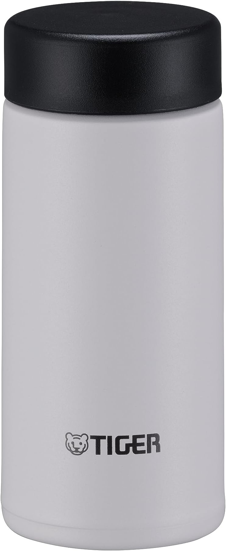 TIGER Water Bottle, 6.8 fl oz (200 ml), White Water Bottle, Screw Stainless Steel Bottle, Lid and Seal are Integrated, Easy Cap, Vacuum Insulated, Mug, Thermal Insulation, Tumbler, Snow White
