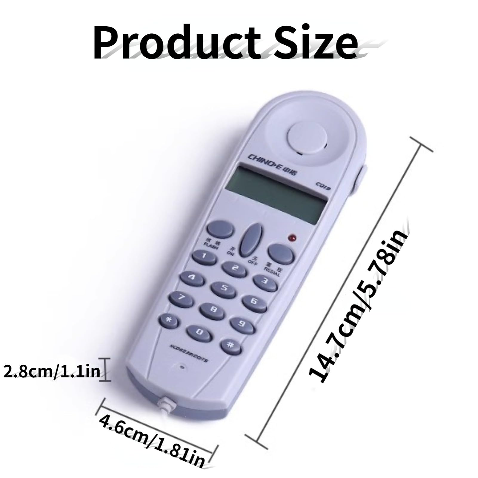 Neuvikter Phone Telephone Line Network Cable Tester Butt Test Tester Lineman Tool Cable Set with Connectors & Joiner (Blue-Gray)