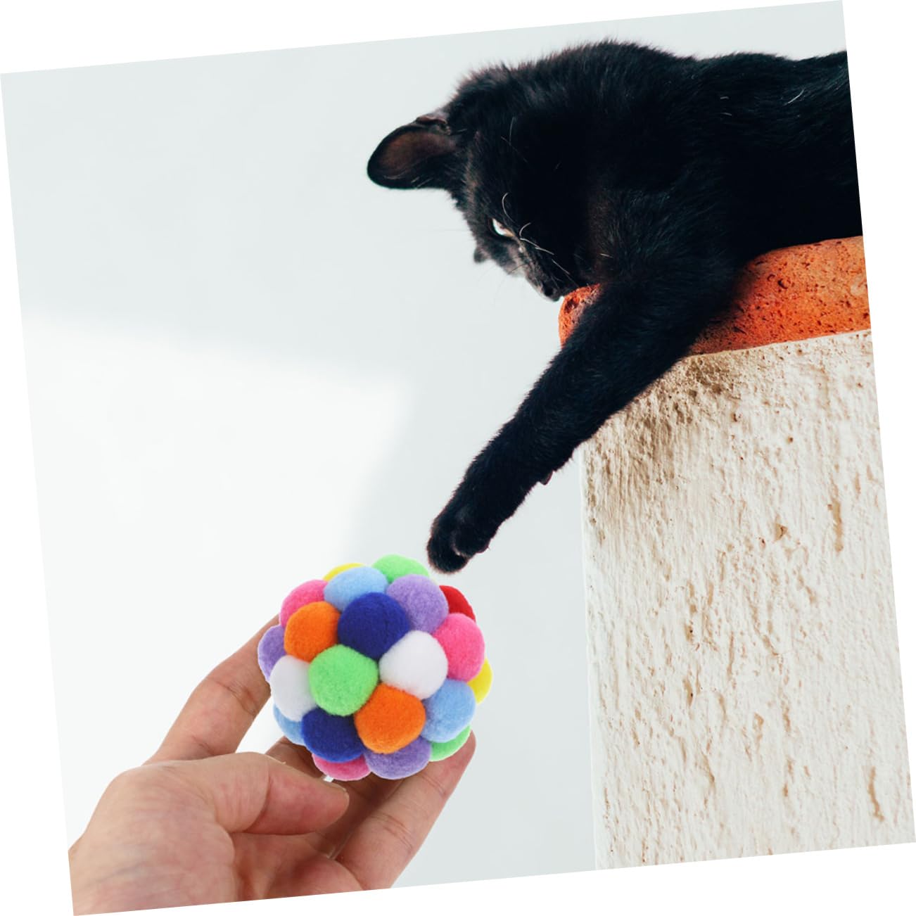 Kisangel 20piezas Bolas Interactivas para Gatos Juguetes De Entrenamiento para Kittens De Cascabeles Estimulantes y Divertidos para Mascotas Casa