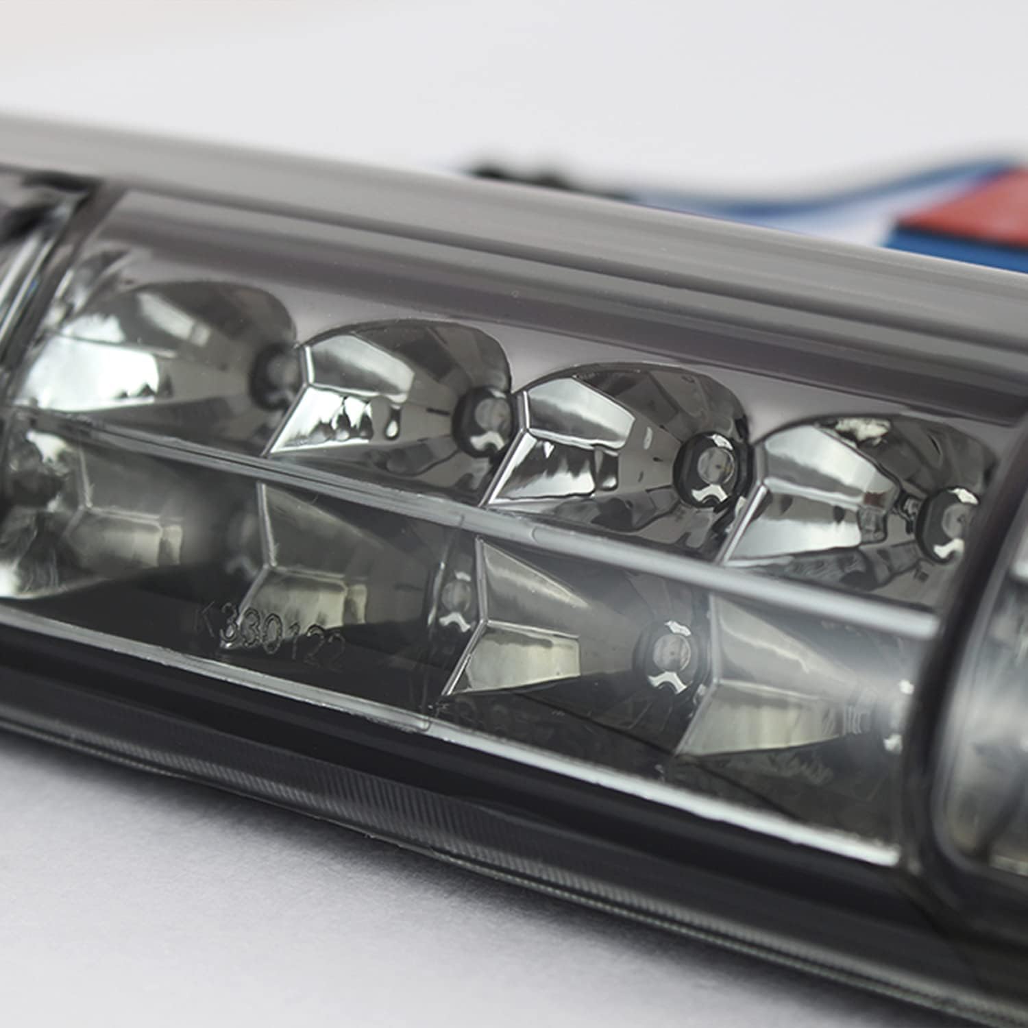 AKKON - For 1999-2002 Chevrolet Silverado 09-06 GMC Sierra LED Tail Lamps w/ 3rd Brake Light - Chrome Housing Smoke Lens