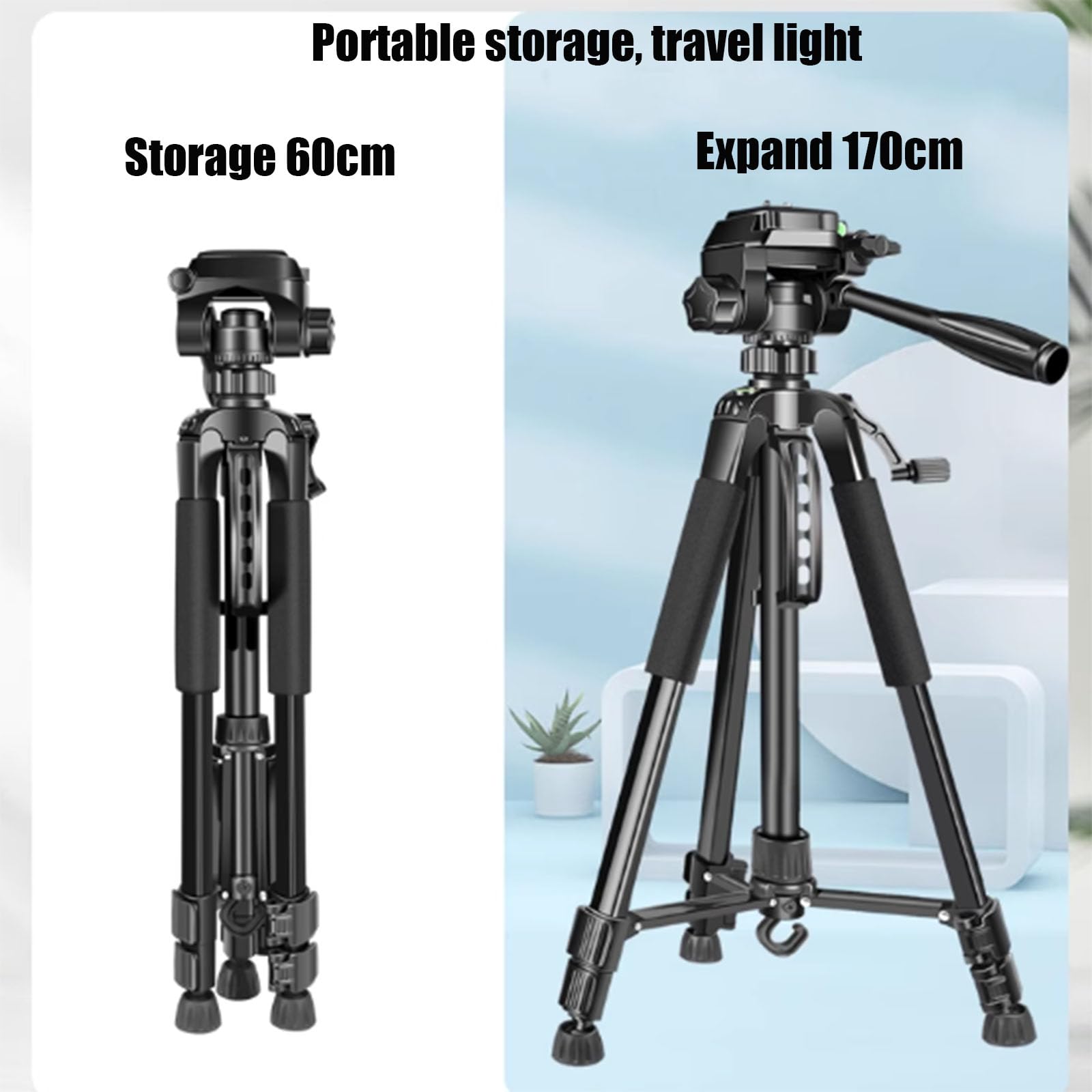 Treppiede flessibile per cellulare per fotocamera, treppiede leggero per supporto per streaming live con luce a LED ad anello, microfono a tubo integrato, per la registrazione video della fotocamera