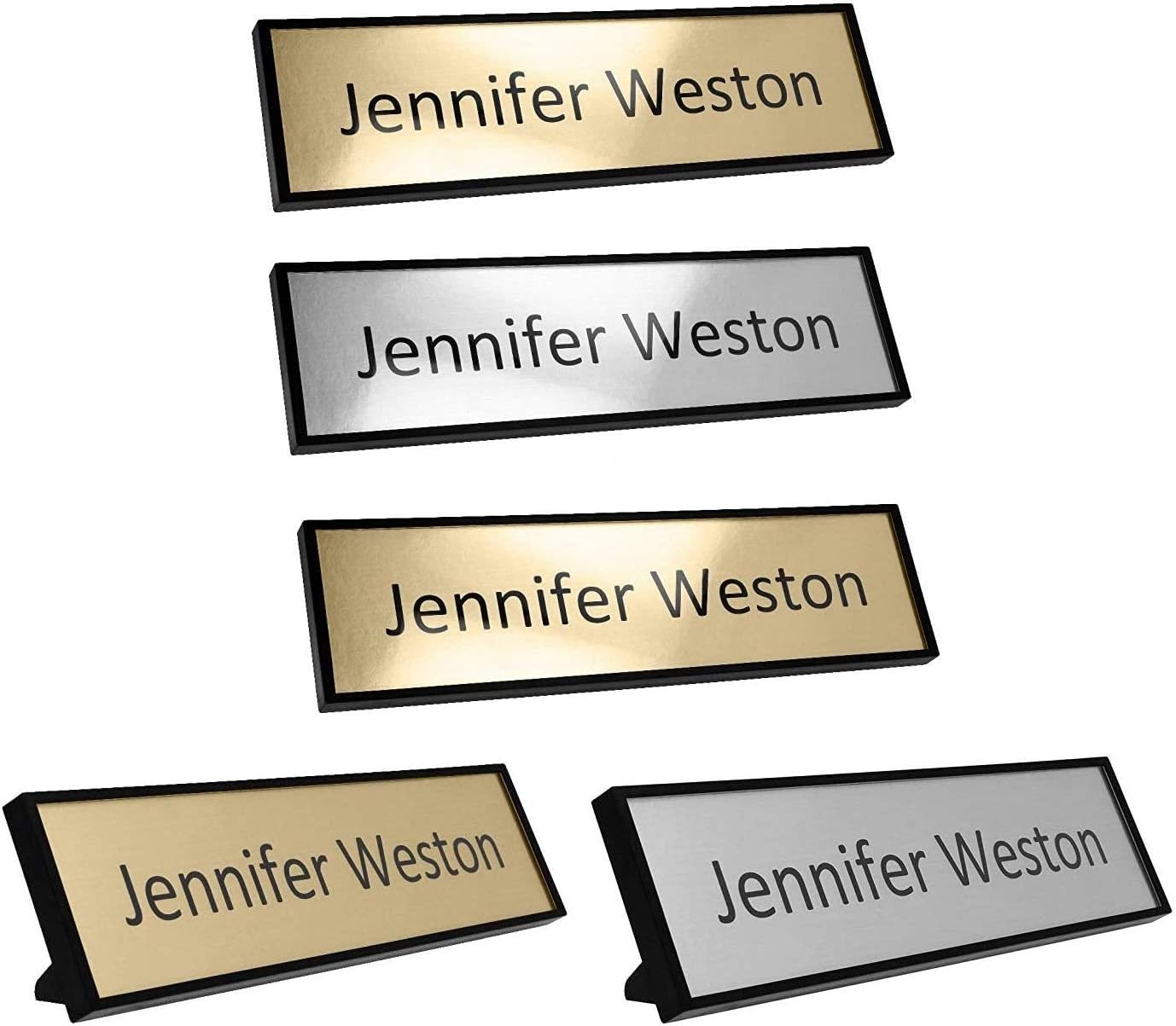 Custom Office Name Plate Kit (5Pack) Personalized