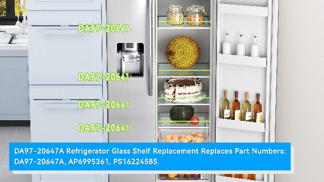 Amazon.com: POOLKEY Upgraded DA97-20647A Refrigerator Glass Shelf