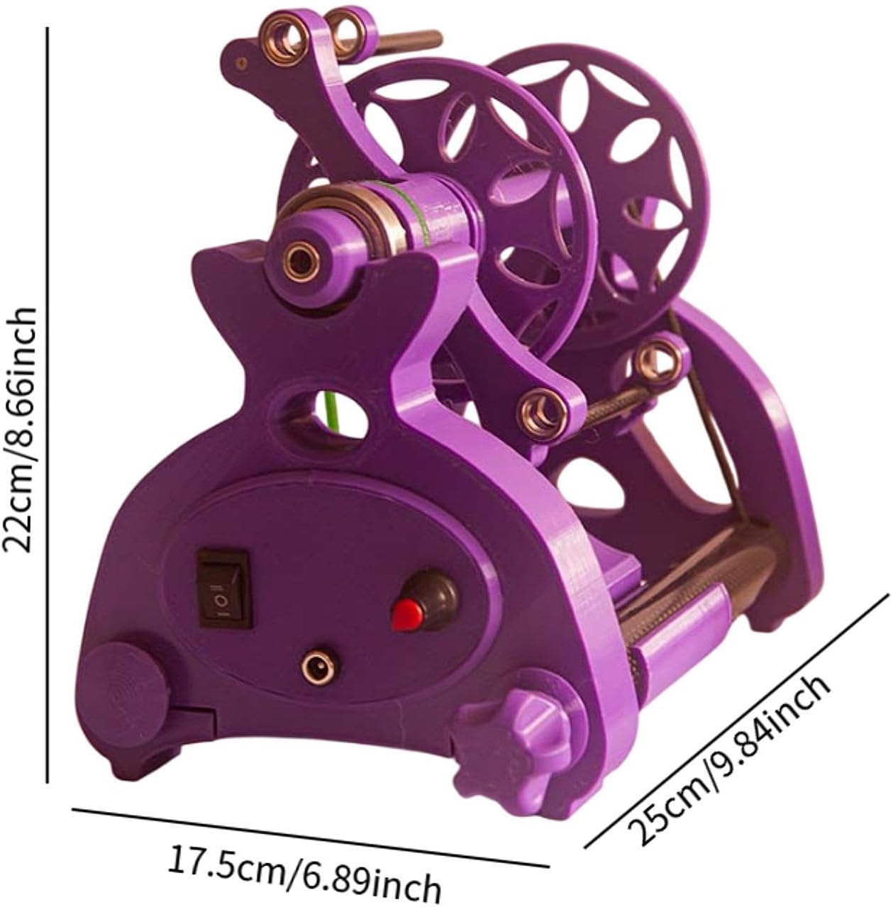STSFXIF 電動糸紡ぎ車 家庭用プロ仕様 編み物用糸巻き機 古い糸巻き