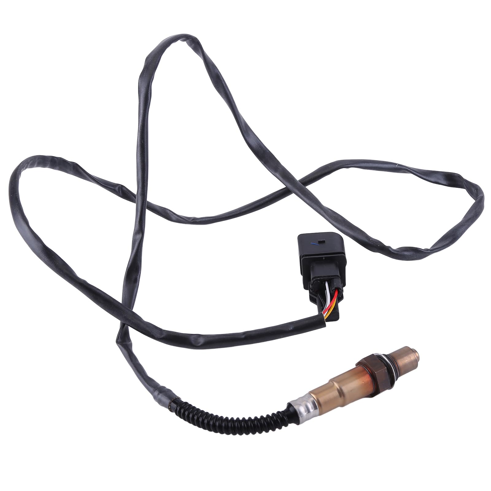 Capteur d'oxygène O2 1500 mm Compatible avec Golf 4 Bora 1J 1,4 16 V 1,6 2,0 Remplace 06A906262AF Sonde lambda avant catalyseur