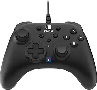 HORI Nintendo Switch HORIPAD Turbo (Black) Wired Controller Pad - Officially Licensed by Nintendo - Nintendo Switch & Nintendo Switch - OLED Model