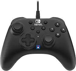 HORI Nintendo Switch HORIPAD Turbo (Black) Wired Controller Pad - Officially Licensed by Nintendo - Nintendo Switch & Nintendo Switch - OLED Model