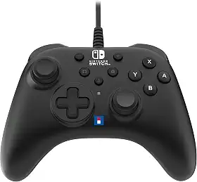 HORI Nintendo Switch HORIPAD Turbo (Black) Wired Controller Pad - Officially Licensed by Nintendo - Nintendo Switch & Nintendo Switch - OLED Model
