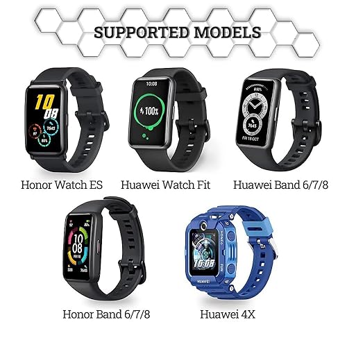 Miniatura 2 de iConv Cargador de cable para HonorHuawei Band 6, 7, 8 3.3 pies compatible con Huawei Watch Fit, Huawei Band 678, Huawei Kids Watch 4X, Honor Watch