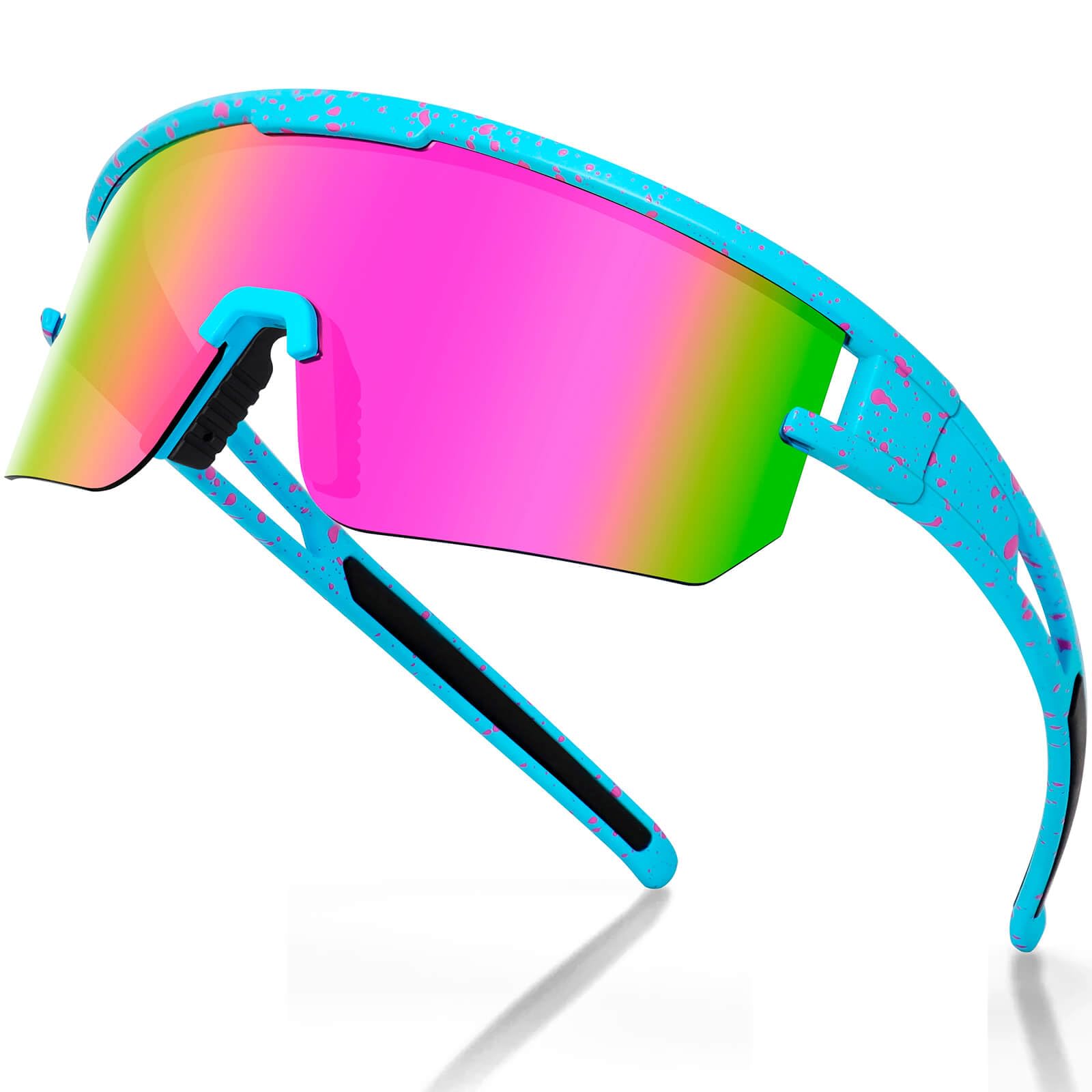 AVV Gafas de sol de béisbol, polarizadas UV400, para ciclismo, hombres, mujeres y jóvenes, para correr, deportes, pesca y bicicleta