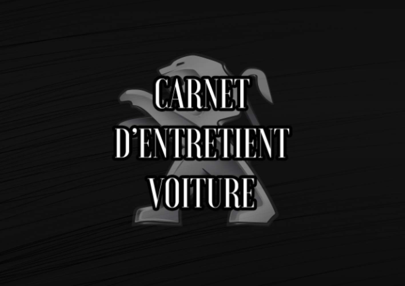 Carnet d’Entretient Voiture: Convient à tous les Véhicules | Suivi Réparations , Vidanges , Contrôle Technique etc… Le Journal de Bord pour votre Voiture (French Edition)