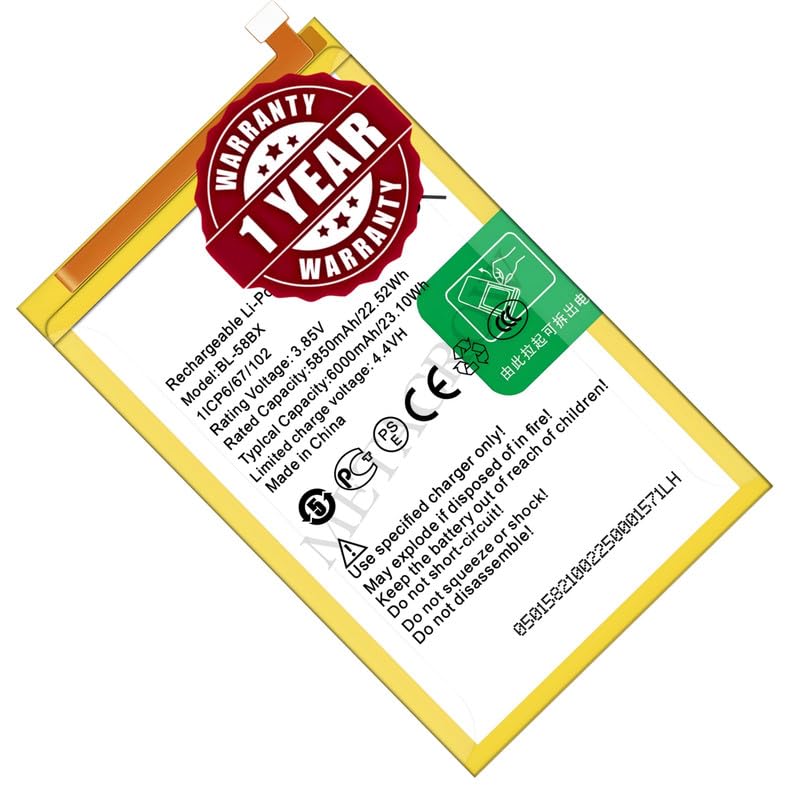 Image of Original BL-58BX Battery Compatible for Infinix Hot 10S - (6000mAh) - 1 Year Warranty CD3