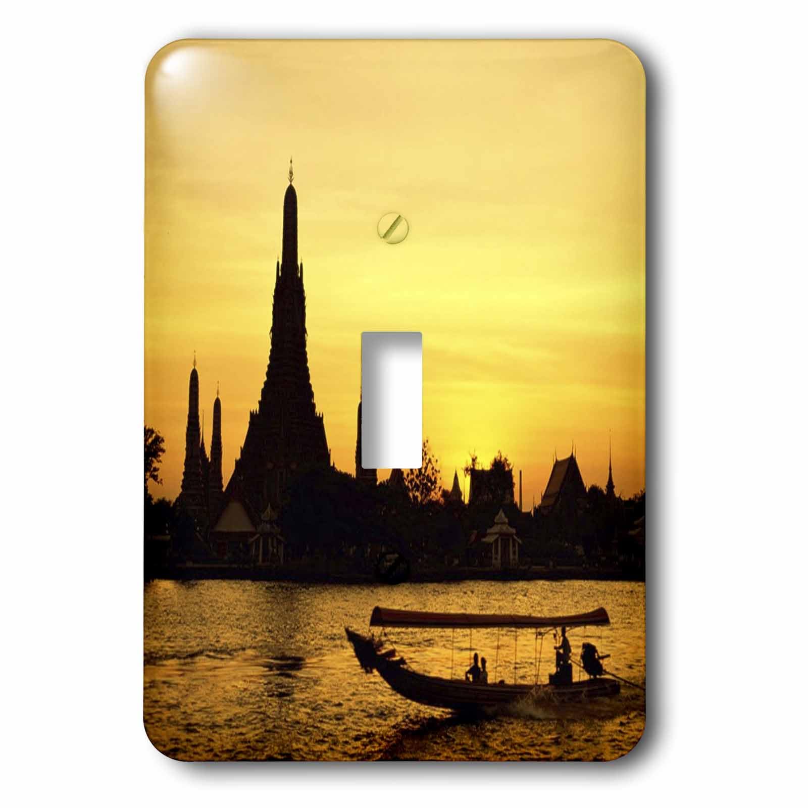 Bangkok Thaïlande interrupteur simple mural décoratif 3dRose LSP_53225_1
