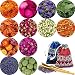 Oameusa Dried Flowers,Dried Flower Kit,Candle Making, Soap Making, AAA Food Grade-Pink Rose,Lavender,Lily,Mint Leaf,Lemon,Chrysanthemum,-9 Bags Box Packing