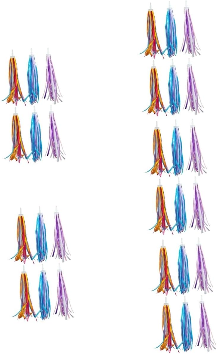BESPORTBLE 12 pcs Girls and Bike Kid Tassel Colorful Fabric Bicycles Grips Ribbon Tree Handlebar Boys Tassels Cycling Streamer Gifts Accessory Girl