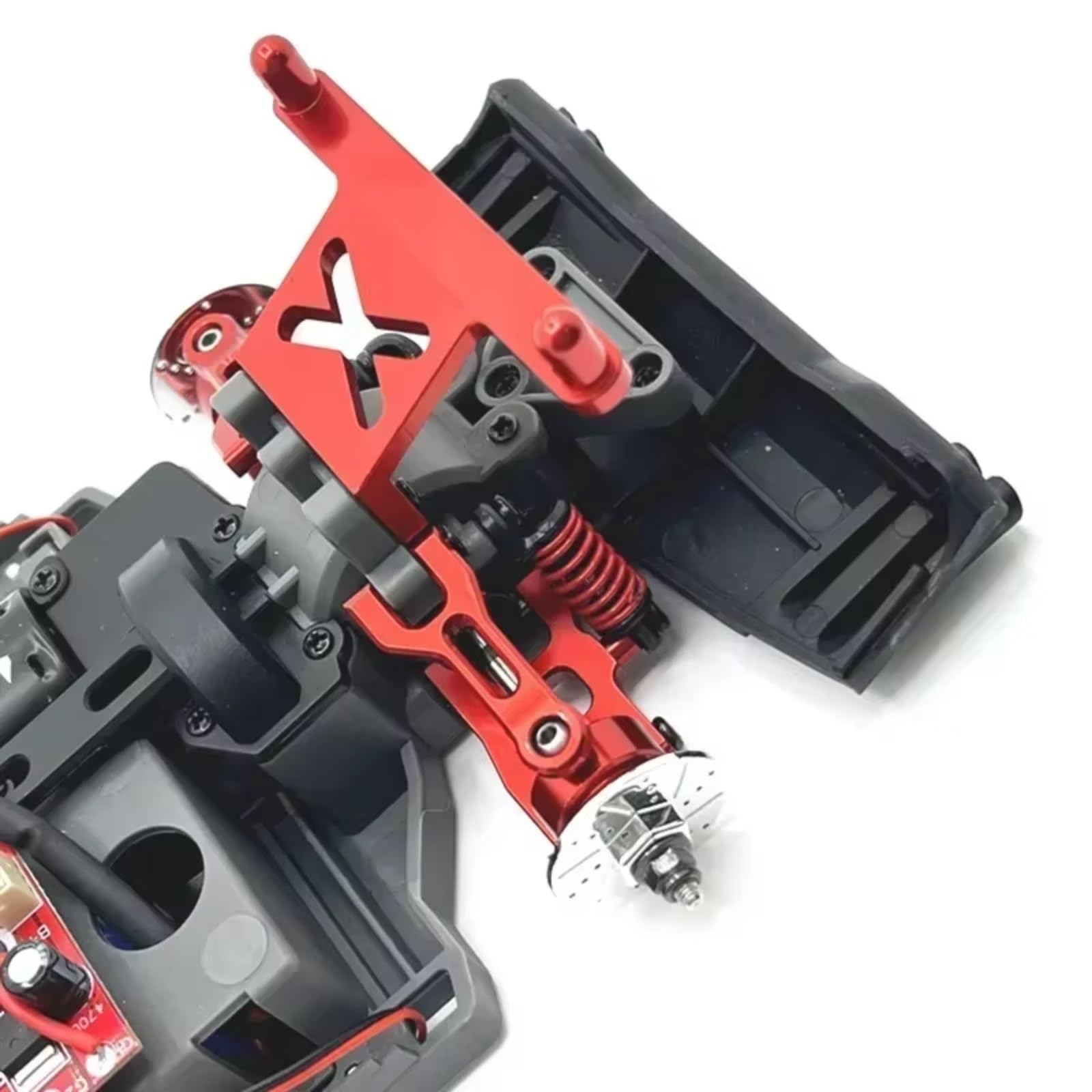 Knuckle sterujące RC do MN 38 1/16 metalowe do zestawu kubków kierownicy wahacza zdalnie sterowanego samochodu śledzone części i akcesoria ulepszone zastosowanie zastępcze (srebrne)
