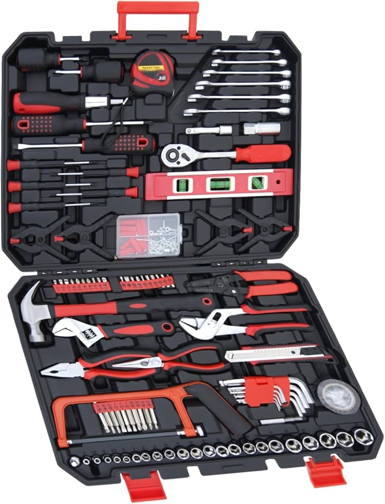 Amazon | HANTINSTINA 工具セット 家庭用 237点組 ツールセット バイク Amazon | HANTINSTINA 工具セット 家庭用 237点組 ツールセット バイク