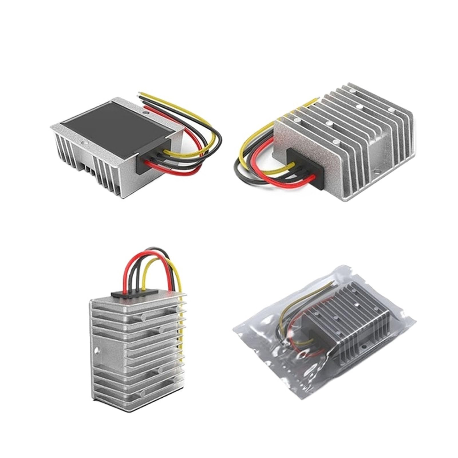 GYVRM DC DC 12 V 24 V na 5 V przetwornica napięcia 1 A 2 A 3 A 5 A 10 A 15 A 20 A 25 A 30 A 40 A Step Up Down Buck 5 V reduktor napięcia (5V_GREY)
