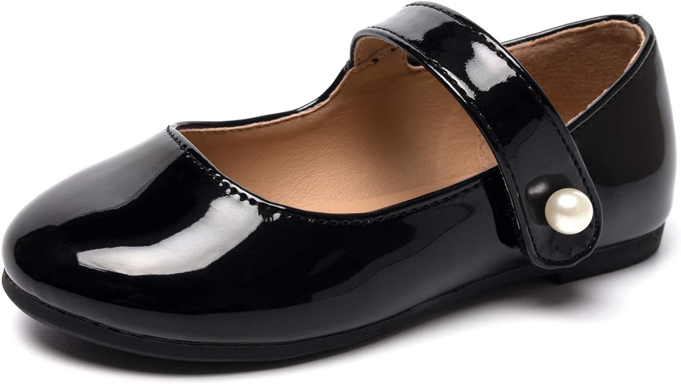 Toddler/Little Girl Mary Jane Dress Shoes Casual Slip on Ballet Flat
