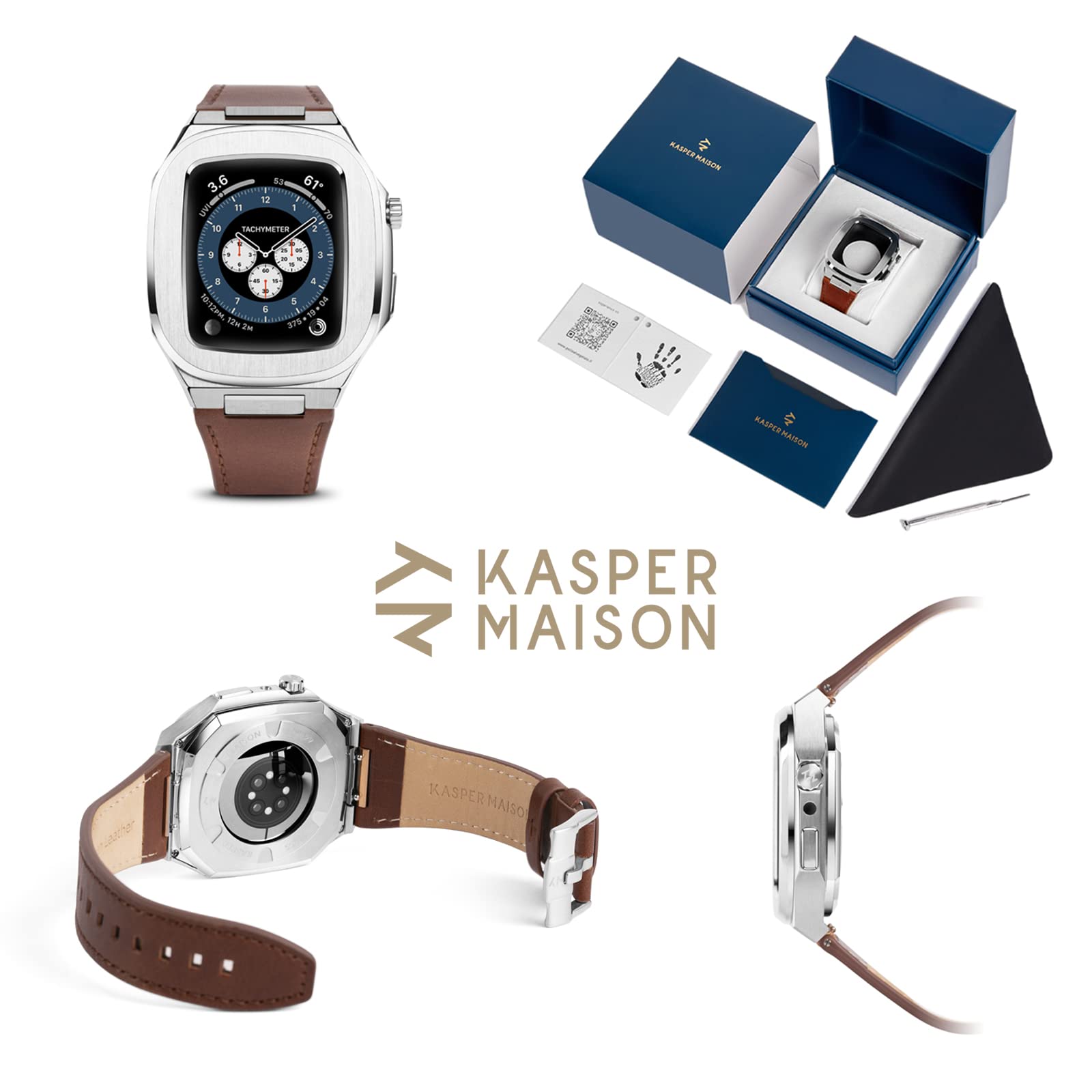 Amazon.co.jp: Kasper Maison アップルウォッチ ケース イタリアン 