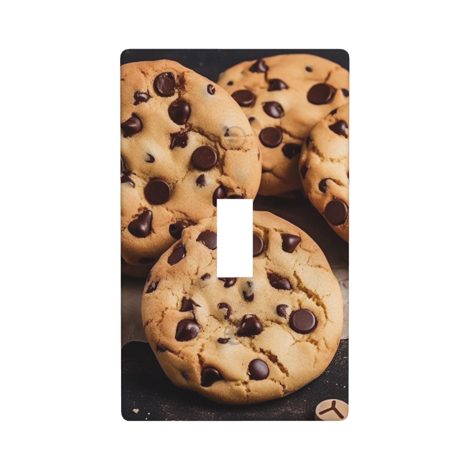1-Gang Decorator Wall Plate Chocolate Light Switch Cover Single Toggle Receptacle Outlet Wall Plate 4.5" x 2.8" Wallplate Unbreakable Polycarbonate Outlet Faceplates Covers