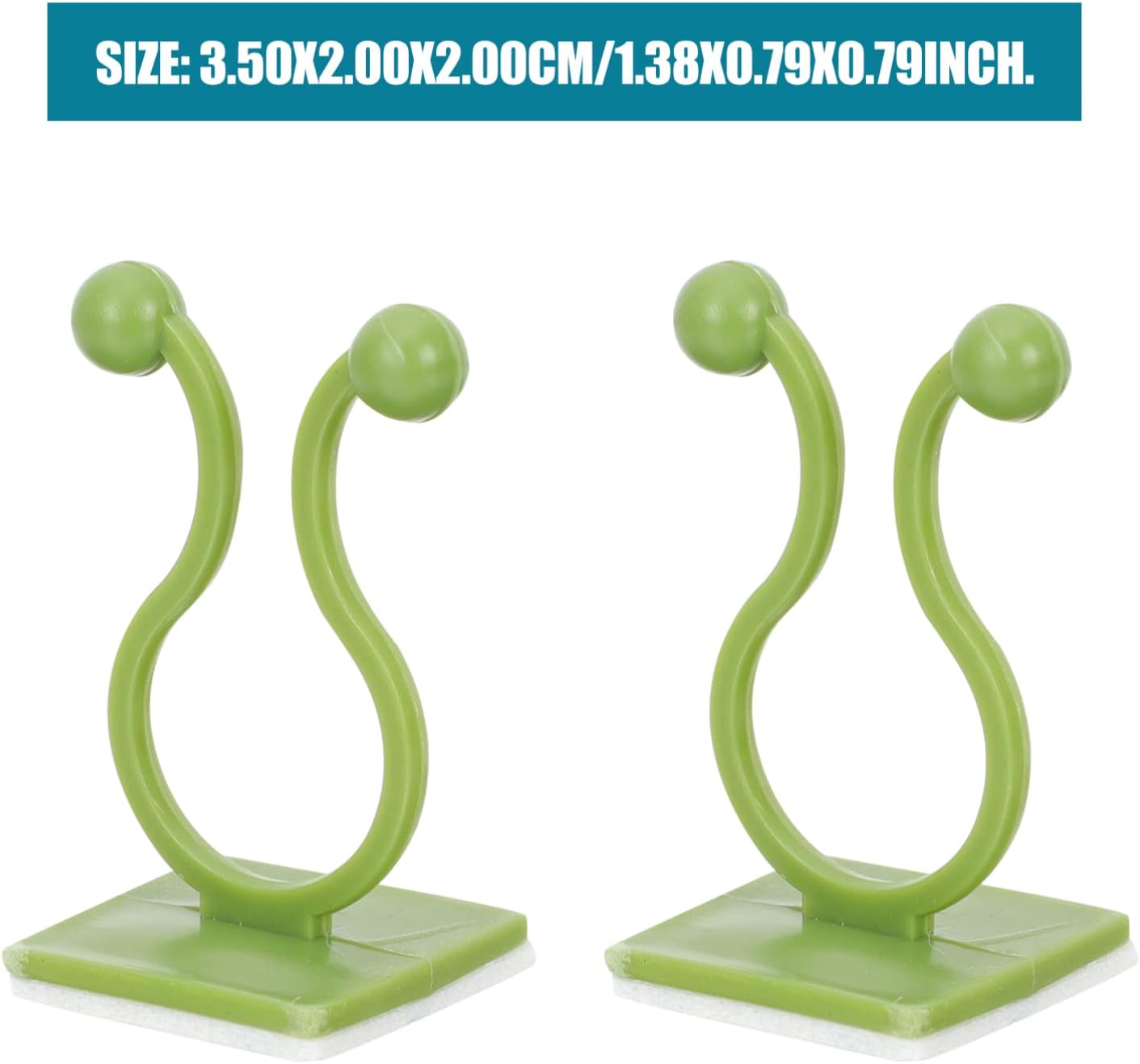 iplusmile 200pcs Plant Climbing Wall Clips Self-Adhesive Multi-Functional Vine Support Hooks for Garden Balcony and Home Use Plant Fixation Clips