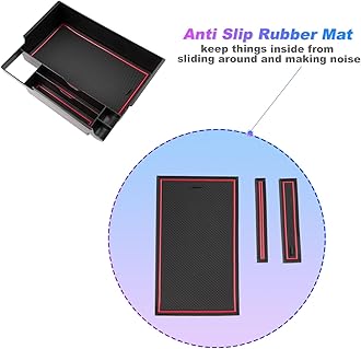 SXCY for 2020-2024 2025 2026 Ford Explorer Center Console Organizer for Ford Explorer 2025 2026 Accessories Console Tray for 2020-2026 Ford Explorer Console Organizer 2025 2026 Explorer Accessories